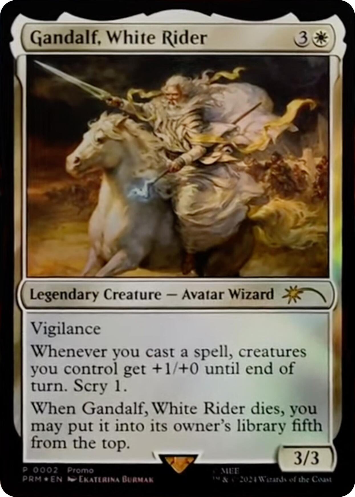 Gandalf, White Rider [Resale Promos] | Total Play