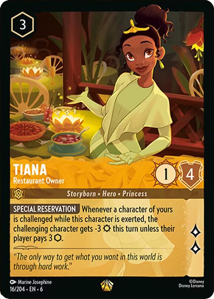 Tiana - Restaurant Owner (16/204) [Azurite Sea] | Total Play