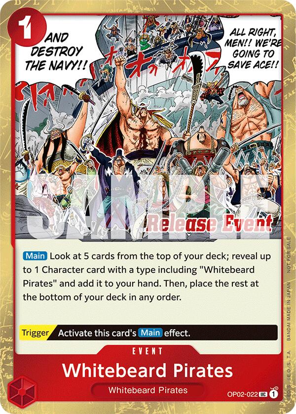 Whitebeard Pirates (ST15 - ST20 Release Event Winner Pack) [One Piece Promotion Cards] | Total Play