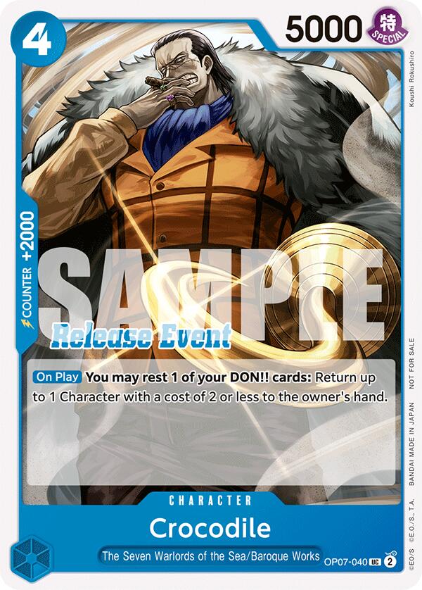 Crocodile (ST15 - ST20 Release Event Pack) [One Piece Promotion Cards] | Total Play