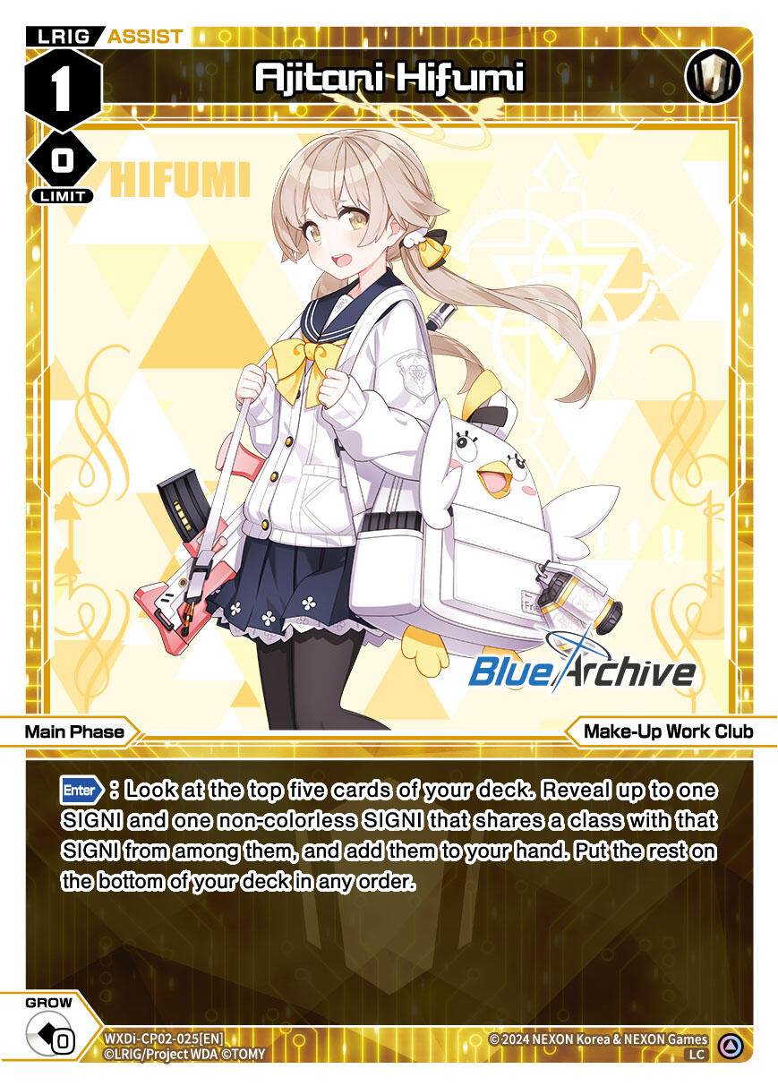 Ajitani Hifumi (WXDi-CP02-025[EN]) [Blue Archive DIVA] | Total Play