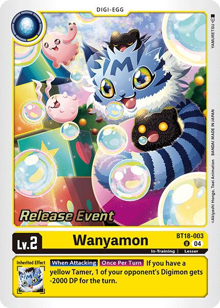 Wanyamon [BT18-003] [Release Special Booster Ver.2.0 Pre-Release Cards] | Total Play