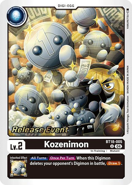 Kozenimon [BT18-005] [Release Special Booster Ver.2.0 Pre-Release Cards] | Total Play