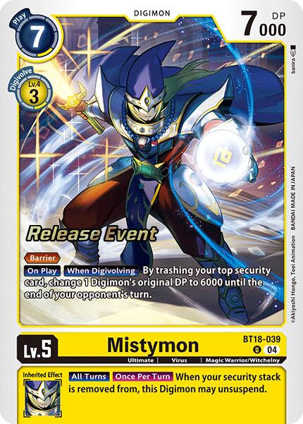 Mistymon [BT18-039] [Release Special Booster Ver.2.0 Pre-Release Cards] | Total Play