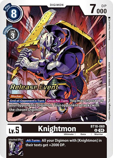 Knightmon [BT18-069] [Release Special Booster Ver.2.0 Pre-Release Cards] | Total Play