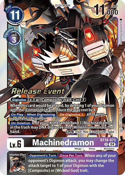 Machinedramon [BT18-073] [Release Special Booster 2.0 Pre-Release Cards] | Total Play