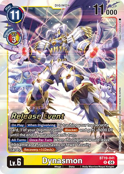 Dynasmon [BT19-041] [Release Special Booster Ver.2.0 Pre-Release Cards] | Total Play