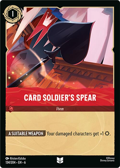 Card Soldier's Spear (134/204) [Azurite Sea] | Total Play