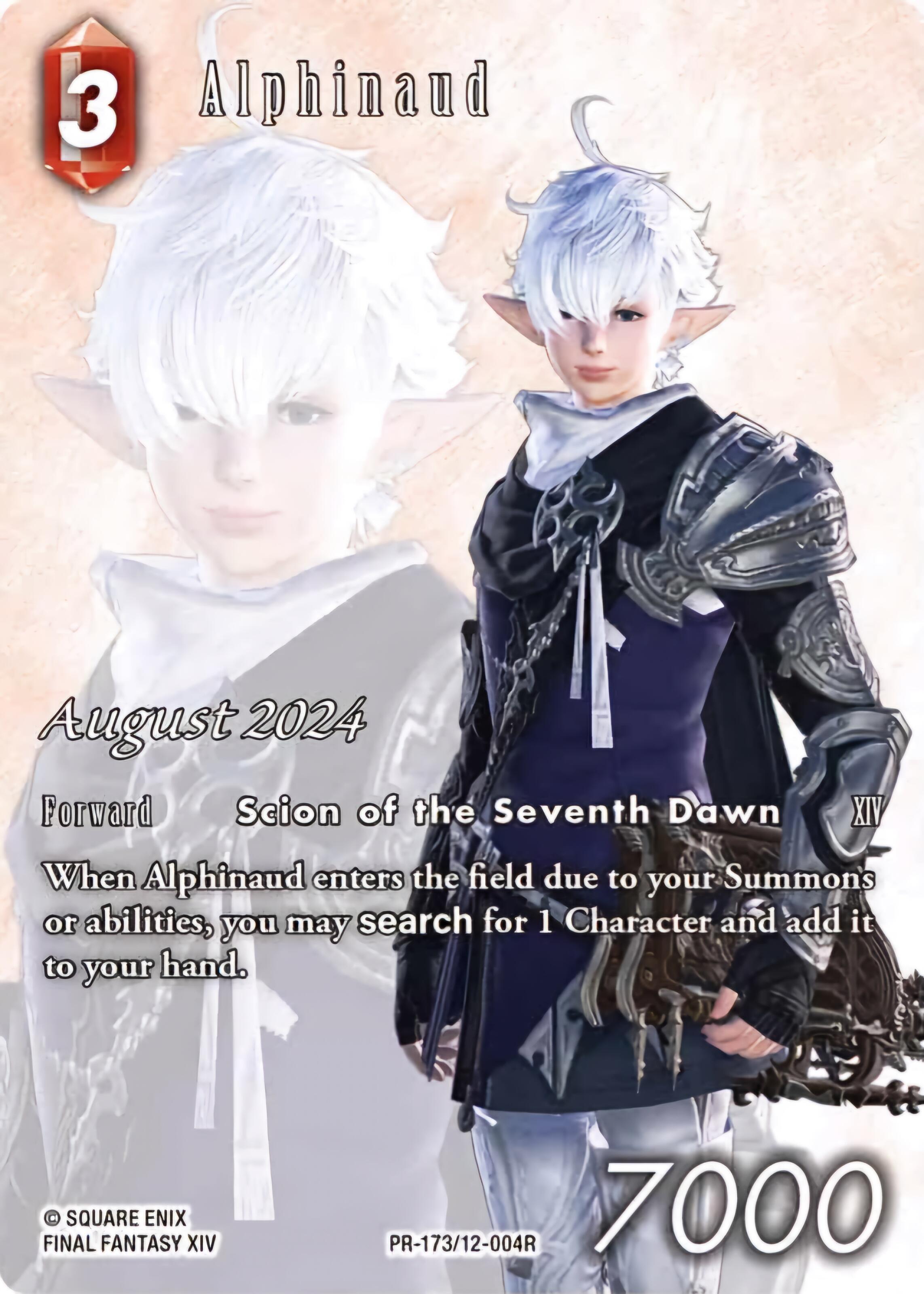Alphinaud [Promo Cards] | Total Play