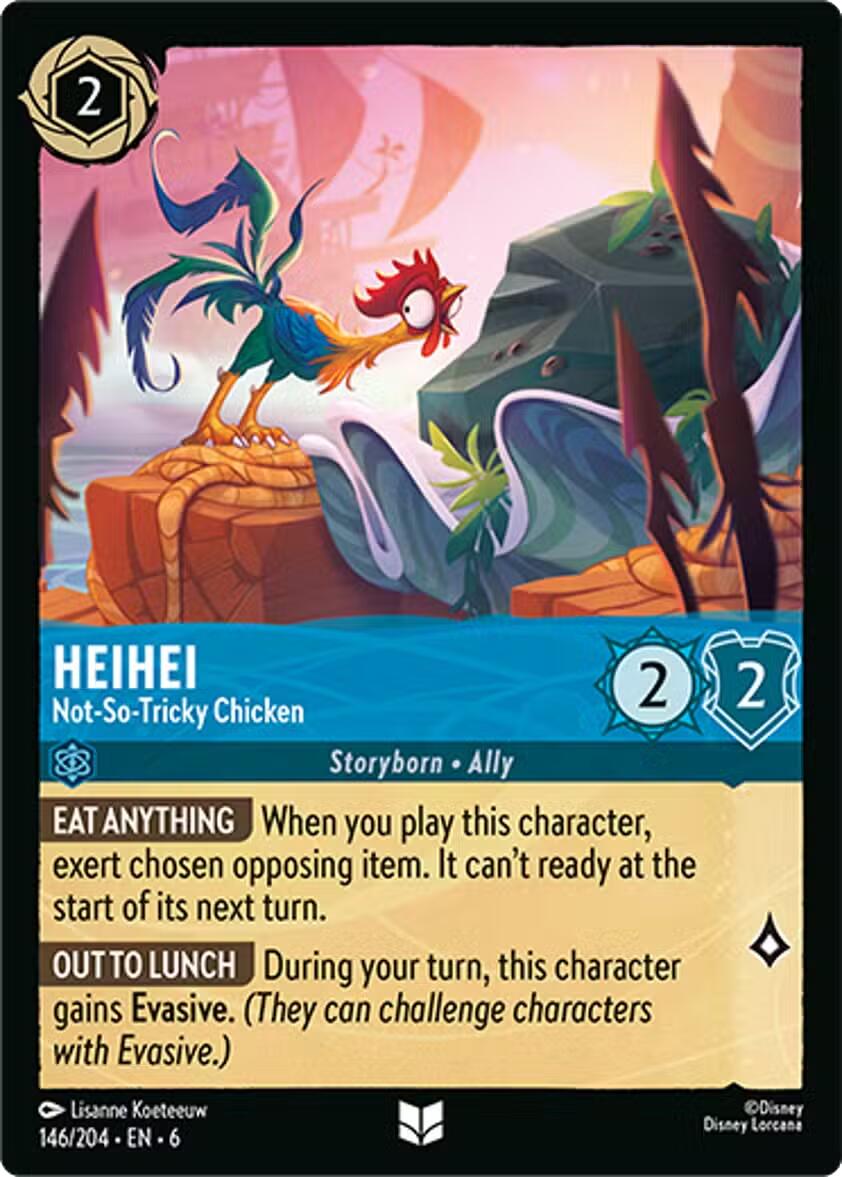 HeiHei - Not-So-Tricky Chicken (146/204) [Azurite Sea] | Total Play