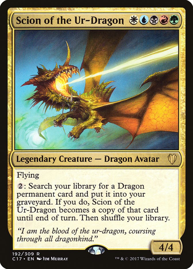 Scion of the Ur-Dragon [Commander 2017] | Total Play