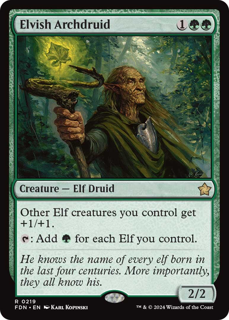 Elvish Archdruid [Foundations] | Total Play