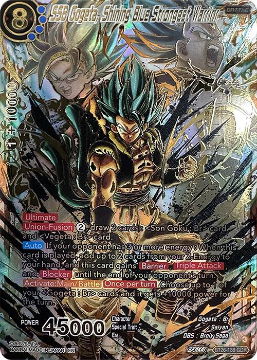 SSB Gogeta, Shining Blue Strongest Warrior (GDR) (BT26-138) [Ultimate Advent] | Total Play