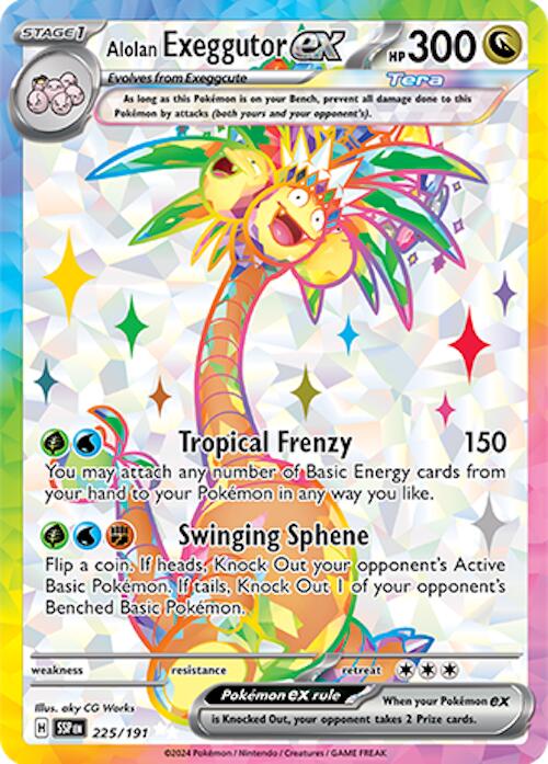 Alolan Exeggutor ex (225/191) [Scarlet & Violet: Surging Sparks] | Total Play