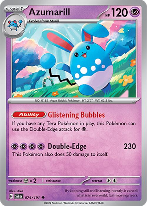 Azumarill (074/191) [Scarlet & Violet: Surging Sparks] | Total Play