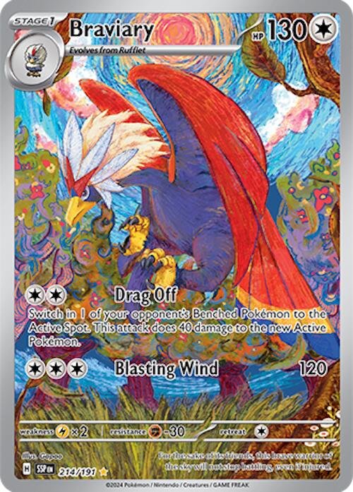 Braviary (214/191) [Scarlet & Violet: Surging Sparks] | Total Play