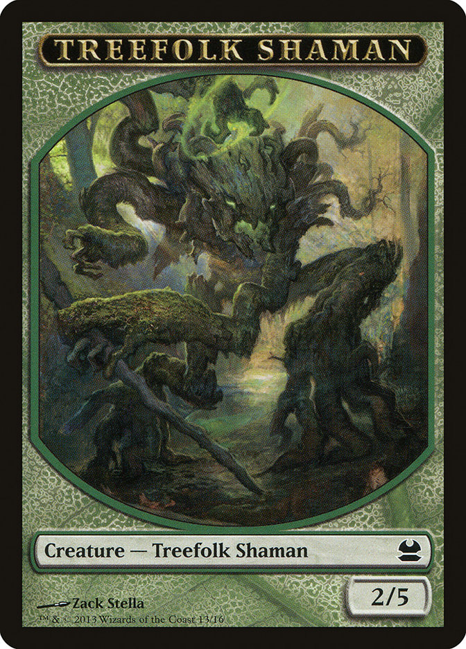 Treefolk Shaman Token [Modern Masters Tokens] | Total Play