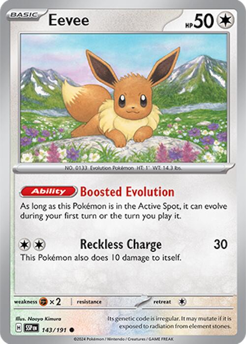 Eevee (143/191) [Scarlet & Violet: Surging Sparks] | Total Play