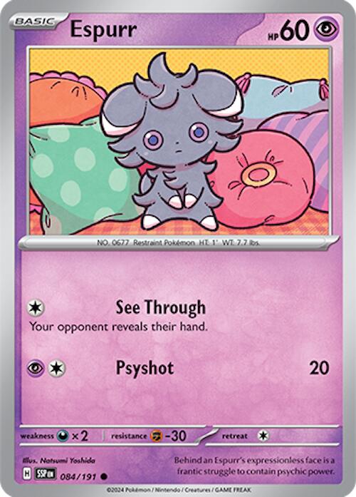 Espurr (084/191) [Scarlet & Violet: Surging Sparks] | Total Play