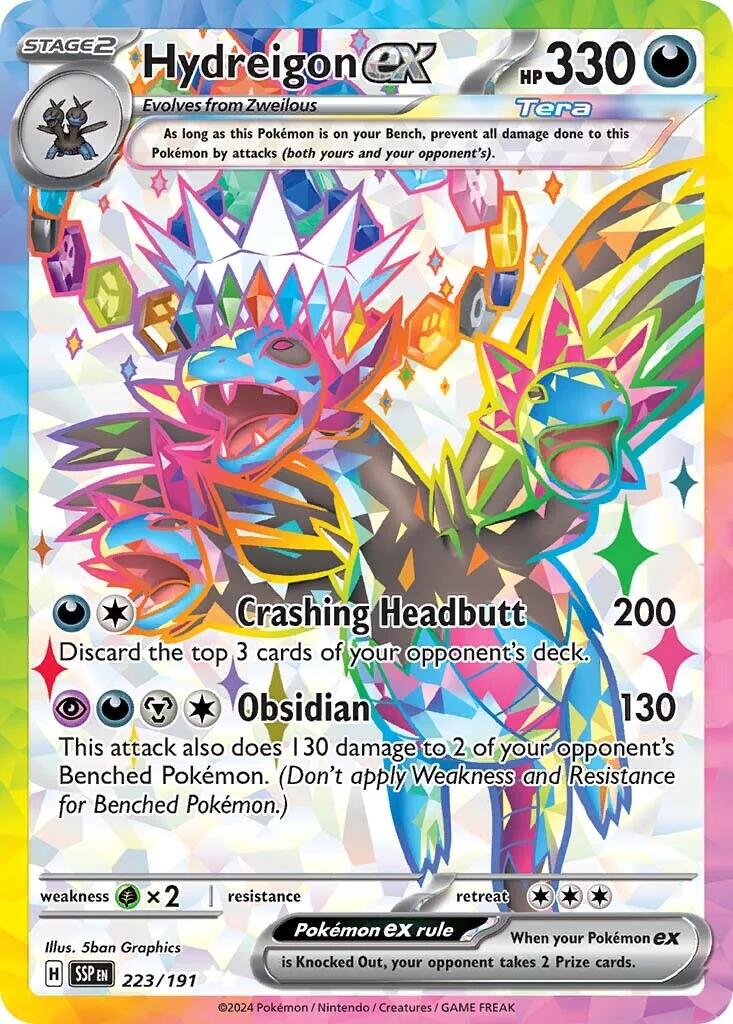 Hydreigon ex (223/191) [Scarlet & Violet: Surging Sparks] | Total Play