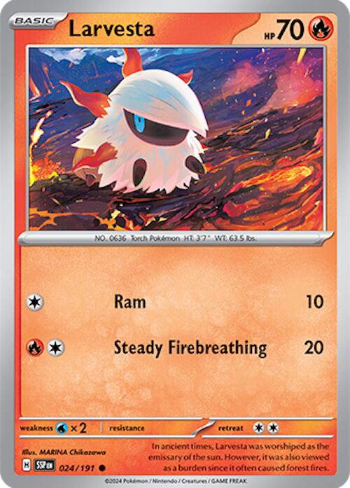 Larvesta (024/191) [Scarlet & Violet: Surging Sparks] | Total Play