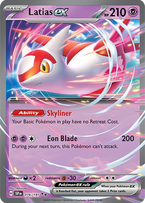 Latias ex (076/191) [Scarlet & Violet: Surging Sparks] | Total Play