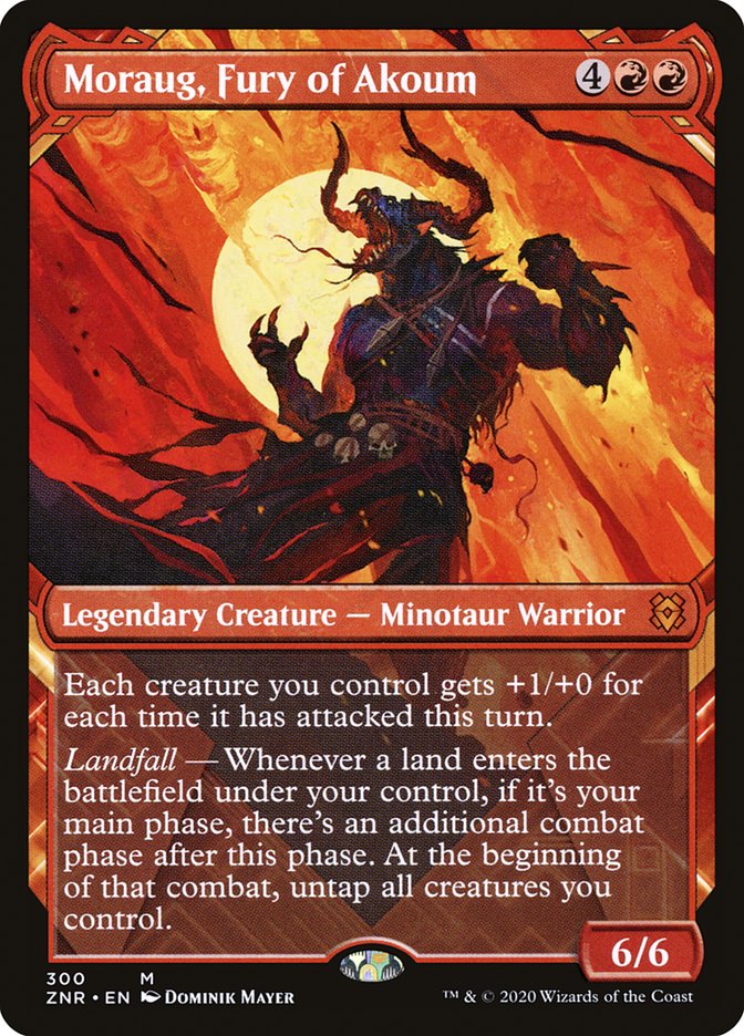 Moraug, Fury of Akoum (Showcase) [Zendikar Rising] | Total Play