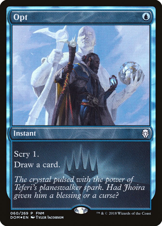 Opt (FNM) [Dominaria Promos] | Total Play