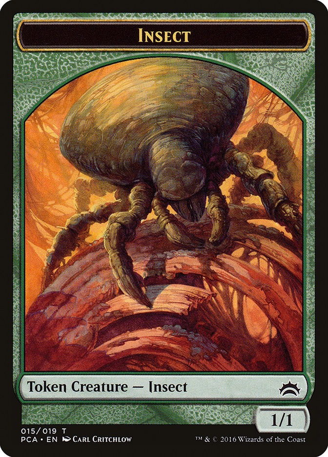 Goat // Insect Double-Sided Token [Planechase Anthology Tokens] | Total Play