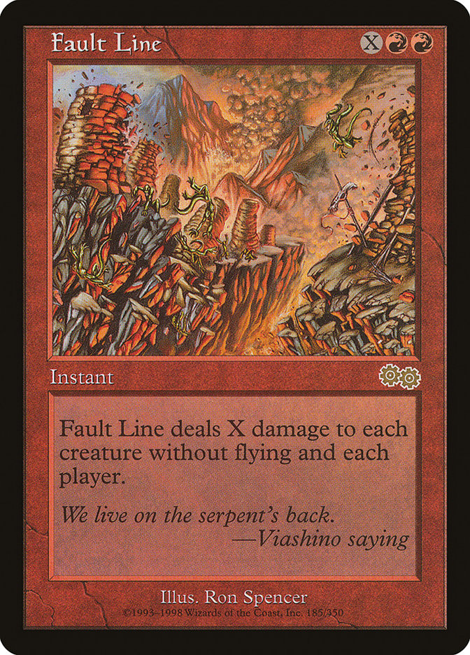 Fault Line [Urza's Saga] | Total Play
