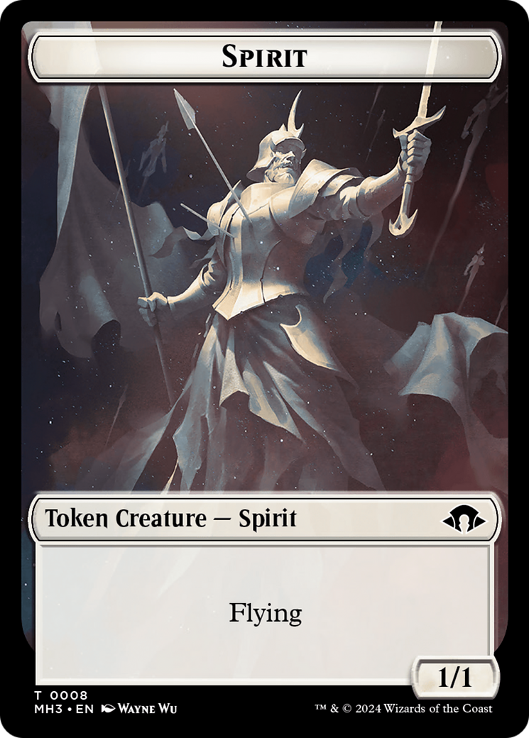Servo // Spirit (0008) Double-Sided Token [Modern Horizons 3 Tokens] | Total Play