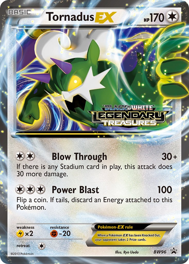 Tornadus EX (BW96) [Black & White: Black Star Promos] | Total Play