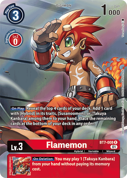 Flamemon [BT7-008] (Alternate Art) [Next Adventure] | Total Play