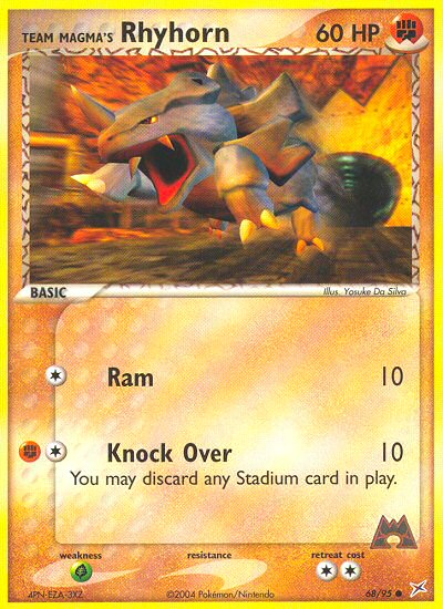 Team Magma's Rhyhorn (68/95) [EX: Team Magma vs Team Aqua] | Total Play
