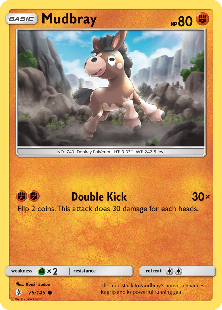 Mudbray (75/145) [Sun & Moon: Guardians Rising] | Total Play