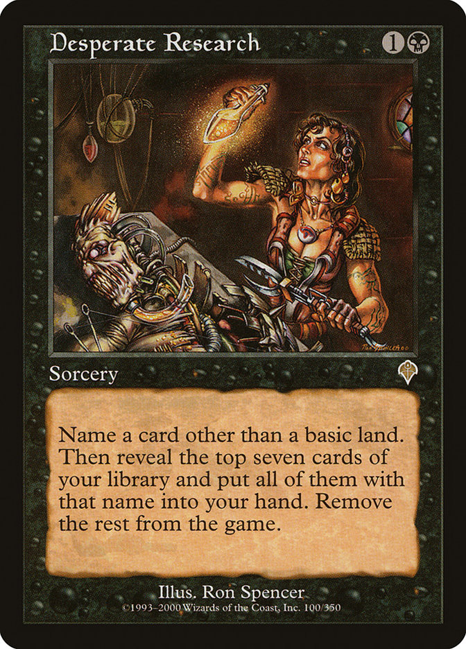 Desperate Research [Invasion] | Total Play