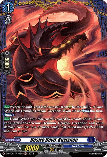 Desire Devil, Kuvisgee (D-BT06/FR10EN) [Blazing Dragon Reborn] | Total Play