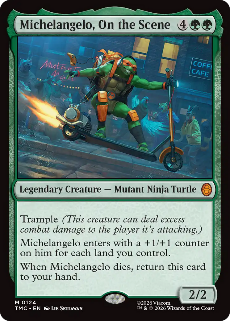 Michelangelo, On the Scene [Teenage Mutant Ninja Turtles Commander] | Total Play