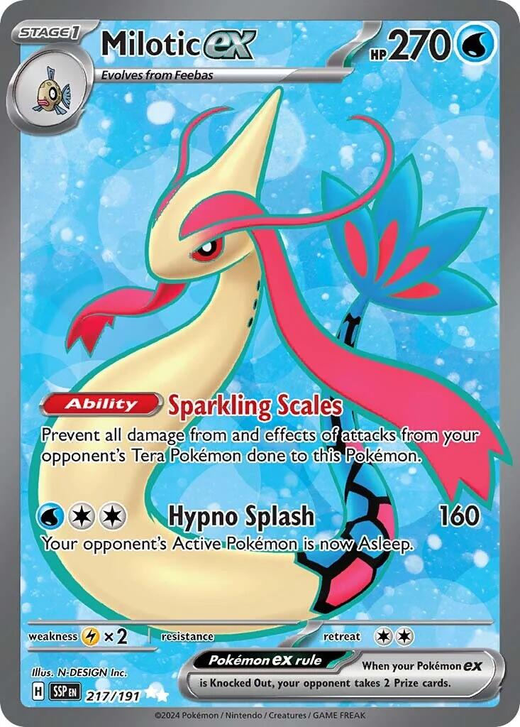 Milotic ex (217/191) [Scarlet & Violet: Surging Sparks] | Total Play