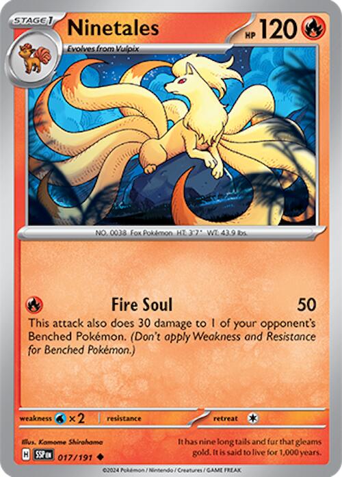 Ninetales (017/191) [Scarlet & Violet: Surging Sparks] | Total Play