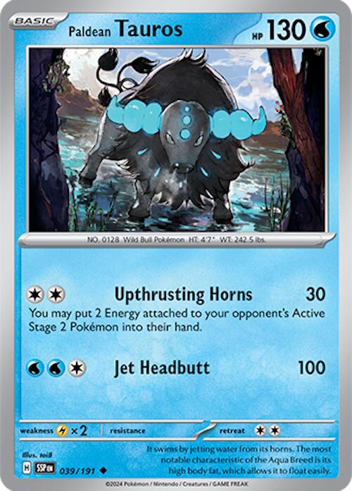 Paldean Tauros (039/191) [Scarlet & Violet: Surging Sparks] | Total Play