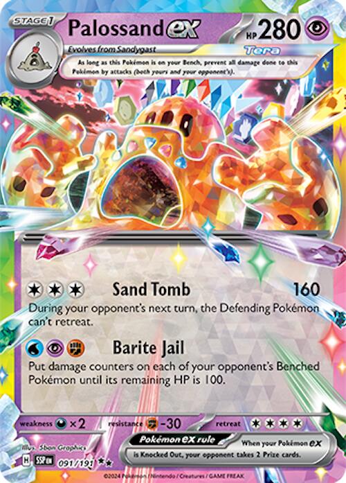 Palossand ex (091/191) [Scarlet & Violet: Surging Sparks] | Total Play