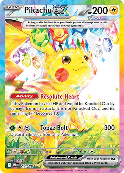 Pikachu ex (238/191) [Scarlet & Violet: Surging Sparks] | Total Play