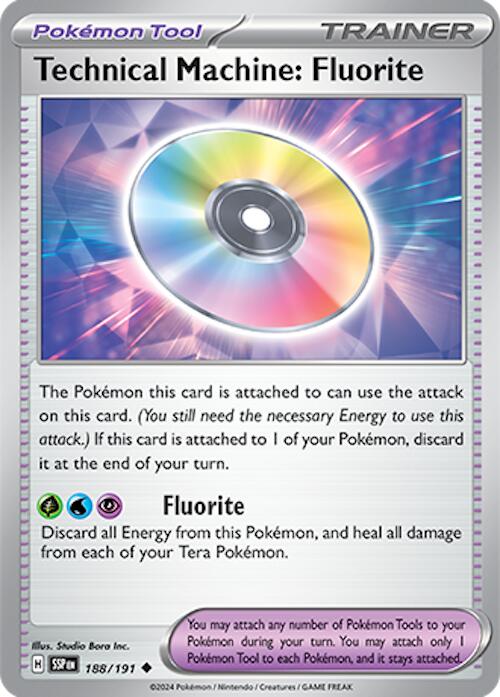 Technical Machine: Fluorite (188/191) [Scarlet & Violet: Surging Sparks] | Total Play