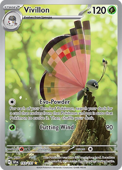 Vivillon (193/191) [Scarlet & Violet: Surging Sparks] | Total Play