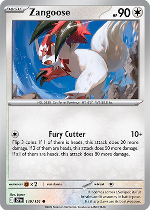 Zangoose (149/191) [Scarlet & Violet: Surging Sparks] | Total Play