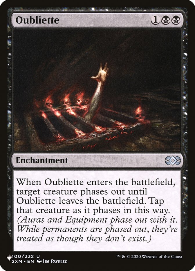 Oubliette [The List] | Total Play