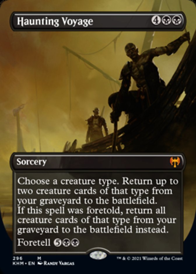 Haunting Voyage (Borderless Alternate Art) [Kaldheim] | Total Play