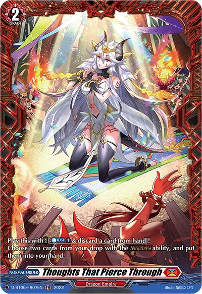 Thoughts That Pierce Through (D-BT06/FR07EN) [Blazing Dragon Reborn] | Total Play