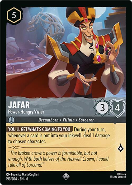 Jafar - Power-Hungry Vizier (193/204) [Azurite Sea] | Total Play